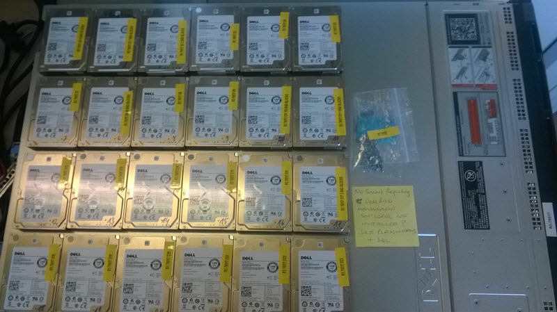 Dell RAID server recovery