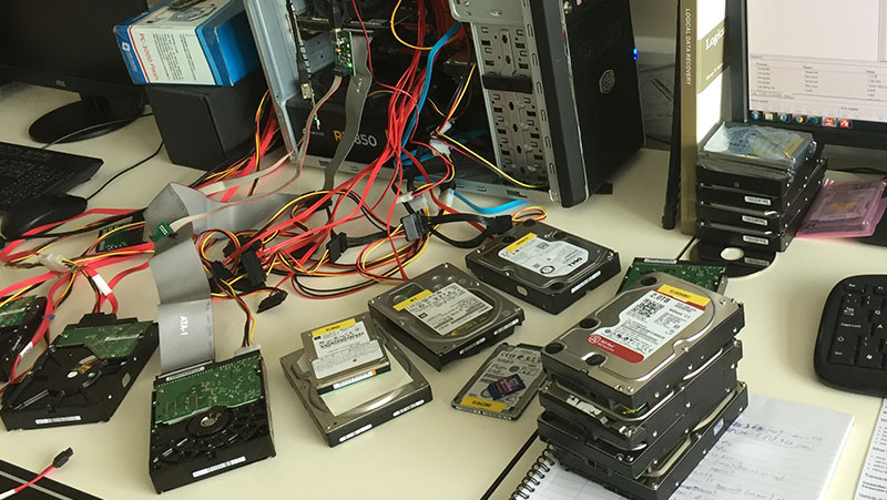 Hard disks declared unrecoverable