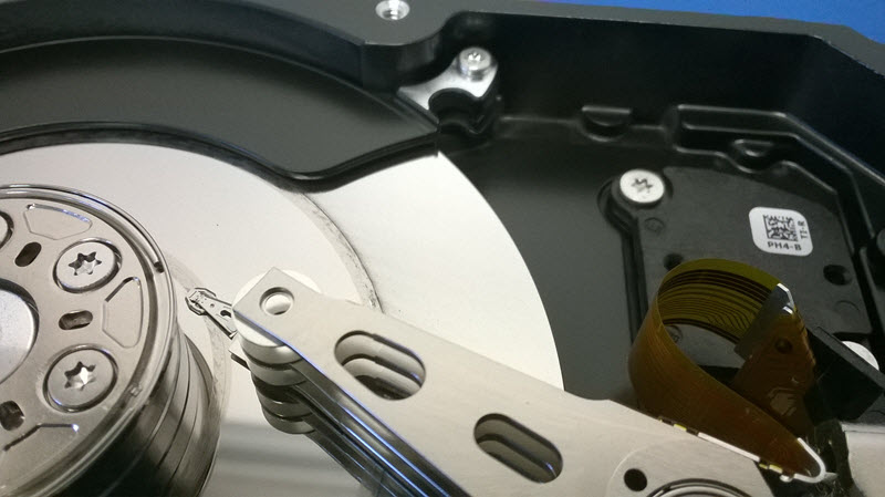 Rings on hdd after head crash